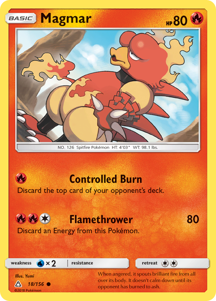 Magmar (18/156) [Sun & Moon: Ultra Prism]