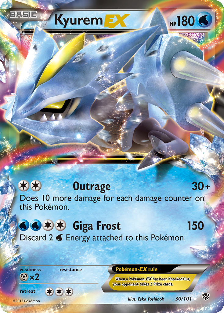 Kyurem EX (30/101) [Black & White: Plasma Blast]