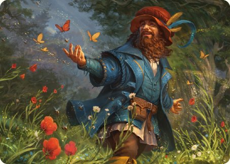 lotr art cards mtg Tom Bombadil Art Card [The Lord of the Rings: Tales of Middle-earth Ar