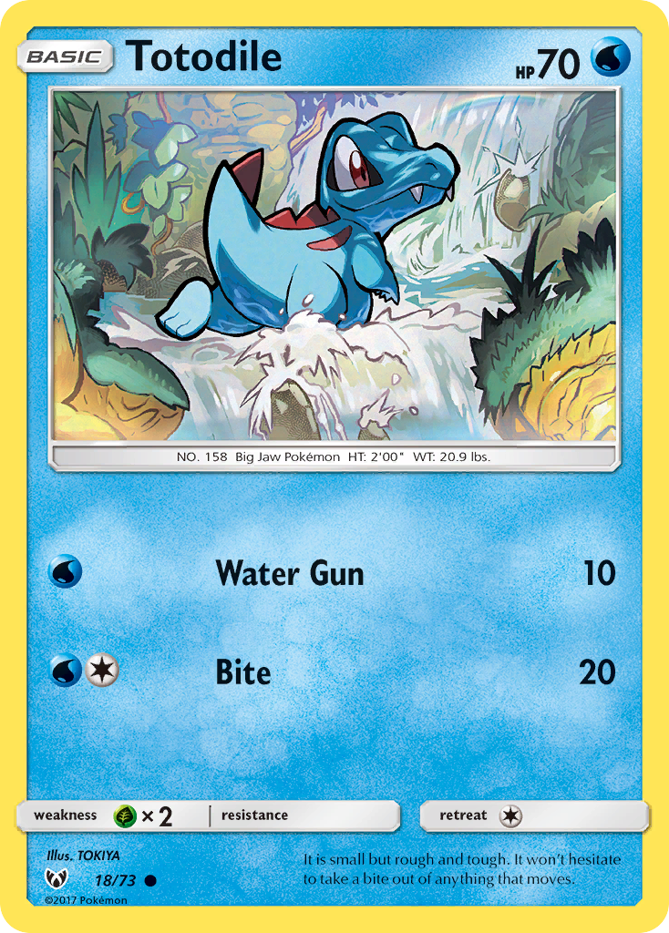 Totodile (18/73) [Sun & Moon: Shining Legends]