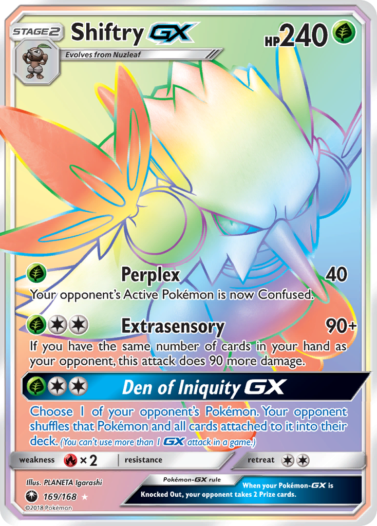 Shiftry GX (169/168) [Sun & Moon: Celestial Storm]