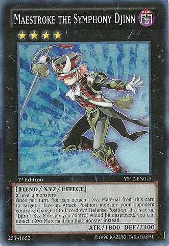Maestroke the Symphony Djinn [YS12-EN043] Super Rare