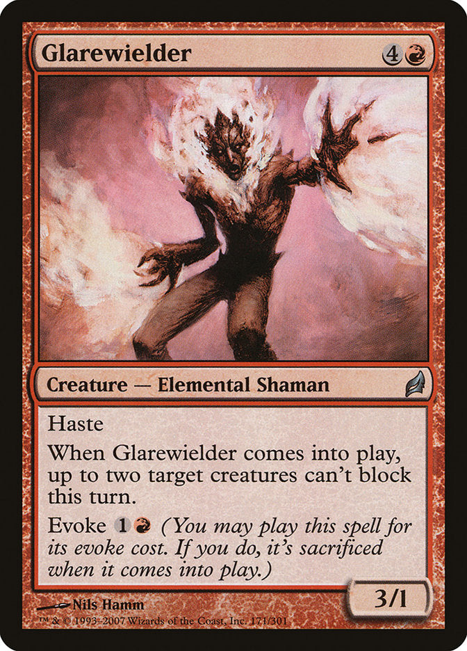 mtg evoke cards Glarewielder [Lorwyn]
