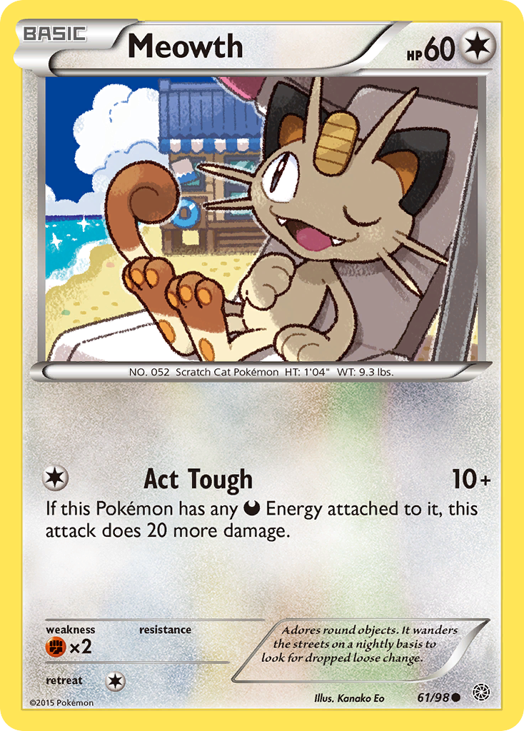 Meowth (61/98) [XY: Ancient Origins]